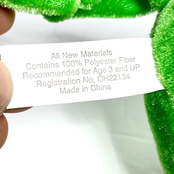 Cute Rare Plush Appeal Green Giraffe W/ Striped Legs/ Ears Plush Stuffed Animal - Picture 6 of 8